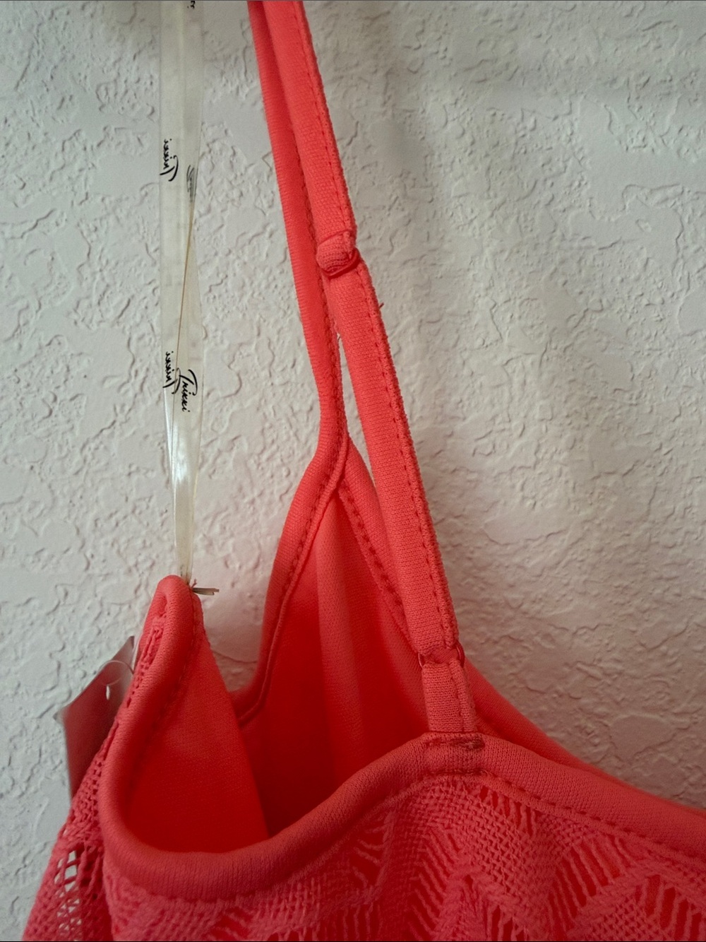 Coral Layered Ruffle Maxi Dress - Women's Summer Dress - Picture 7 of 10